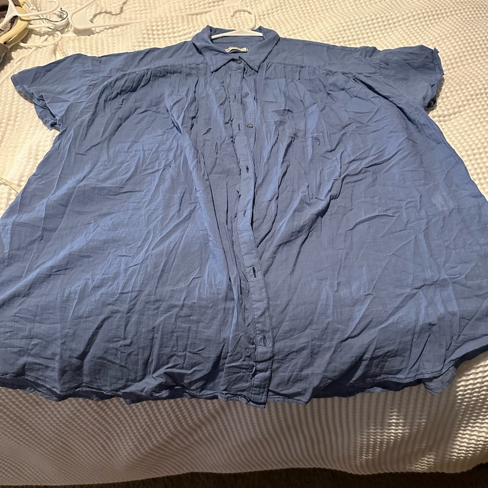 Free People Oversized Blue shirt L